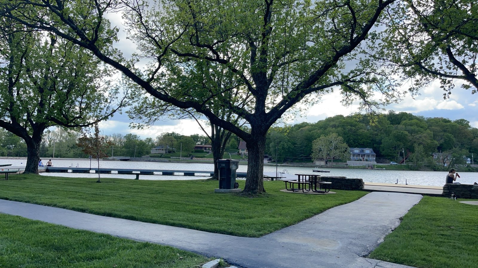 Swimming area at Lake of the Forest